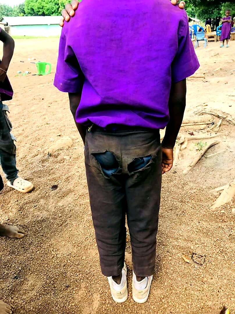 Child needing clothing support for school in Ghana